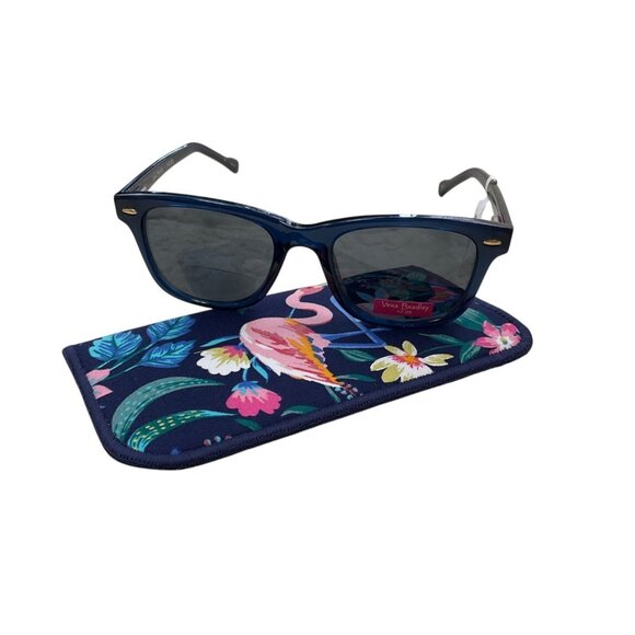 Vera Bradley Womens Blue Floral +2.00 Reading Glasses With Case - Picture 5 of 6
